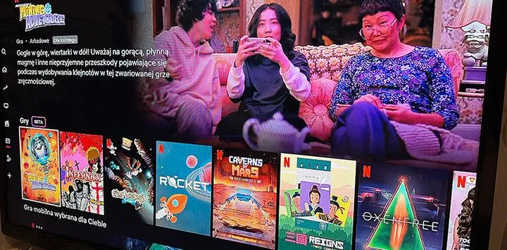 Zmiana języka w ustawieniach Netflixa